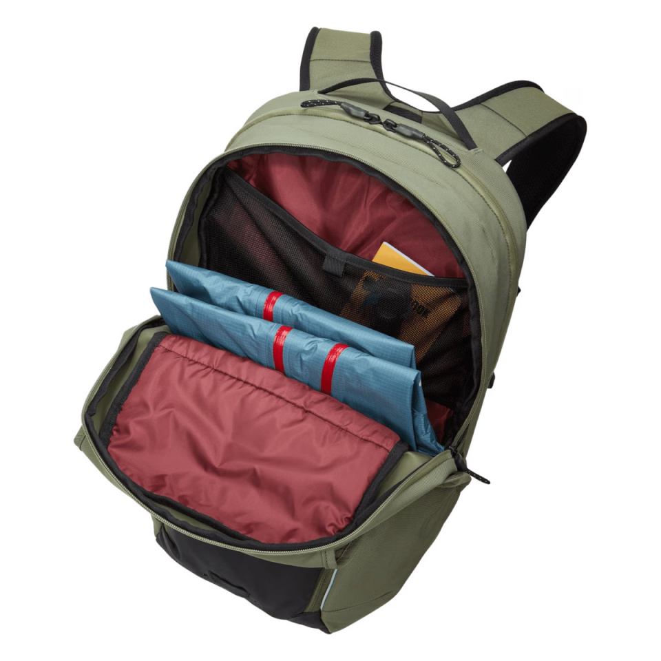 Thule sülearvutikott Commuter Backpack seljakott 27L TPCB-127 Paramount Backpack seljakott Olivine Waterproof