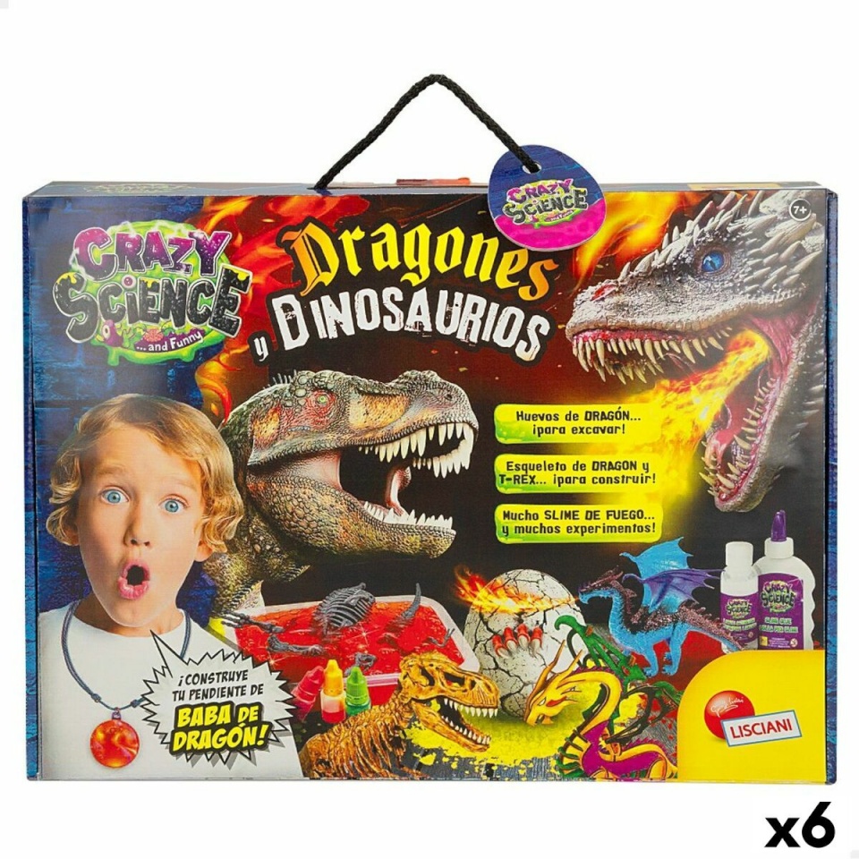 Lisciani teadusmäng Dragones y dinosaurios ES 6 Ühikut
