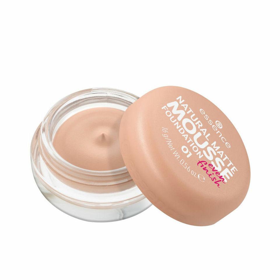 Essence jumestusvaht Natural Matte Mousse 16g, 01, naistele