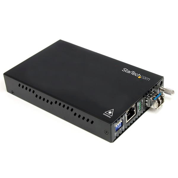 StarTech LWL / Glasfaser Medienkonverter - 1000 Mbit/s Gigabit Ethernet Medienkonverter LC 550m - 1000Base-LX Multimode
