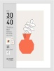 Nielsen Design pildiraam Photo Frame Wooden 3230202 Wood 19 valge 30x40 cm