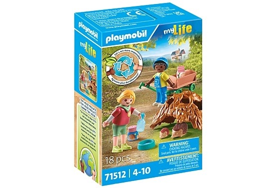 Playmobil klotsid 71512 City Life Pflege der Igelfamilie