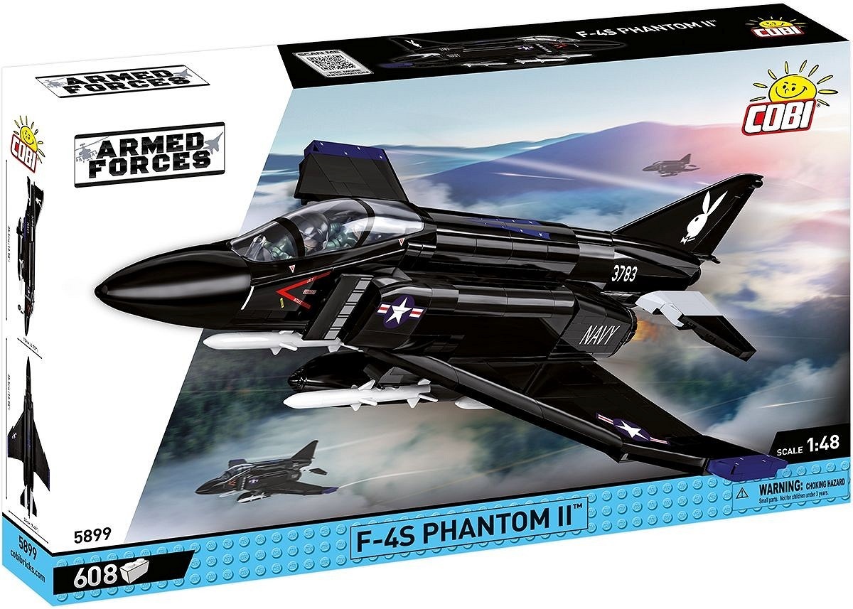 Cobi klotsid Blocks F-4S Phantom II 608 blocks