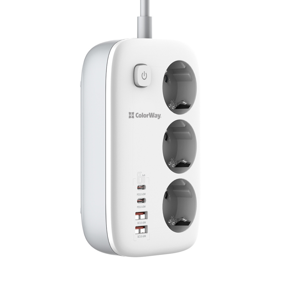 Colorway ColorWay Power Socket | CW-CHE34PDW