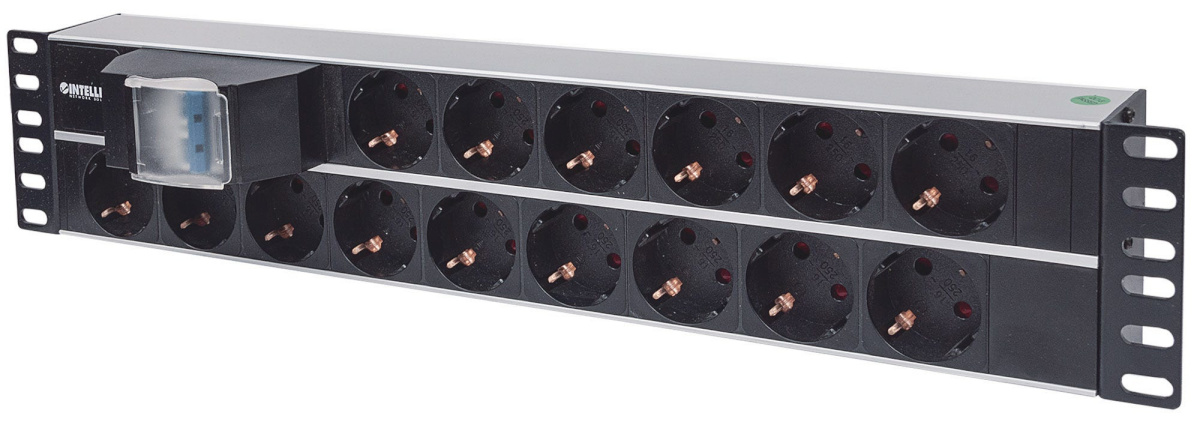 Intellinet pikendusjuhe Steckdosenleiste 15fach 3m Anschlussk. must