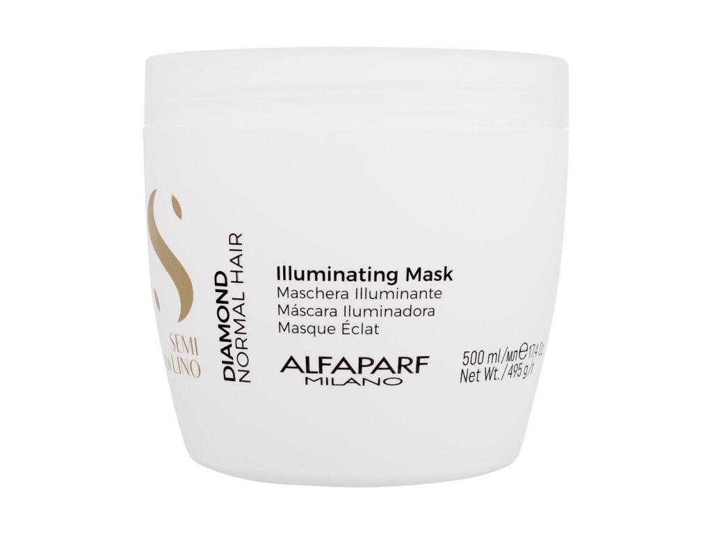ALFAPARF MILANO juuksemask Semi Di Lino Diamond llluminating 500ml, naistele