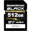 Delkin mälukaart SDXC Black Rugged UHS-II R300/W250 (V90) 512GB