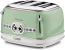 Ariete röster 4-Slice Toaster Vintage Green, roheline