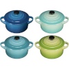 Le Creuset potid Mini Roaster Set with Lid 10x5cm, Sea Breeze, 4tk