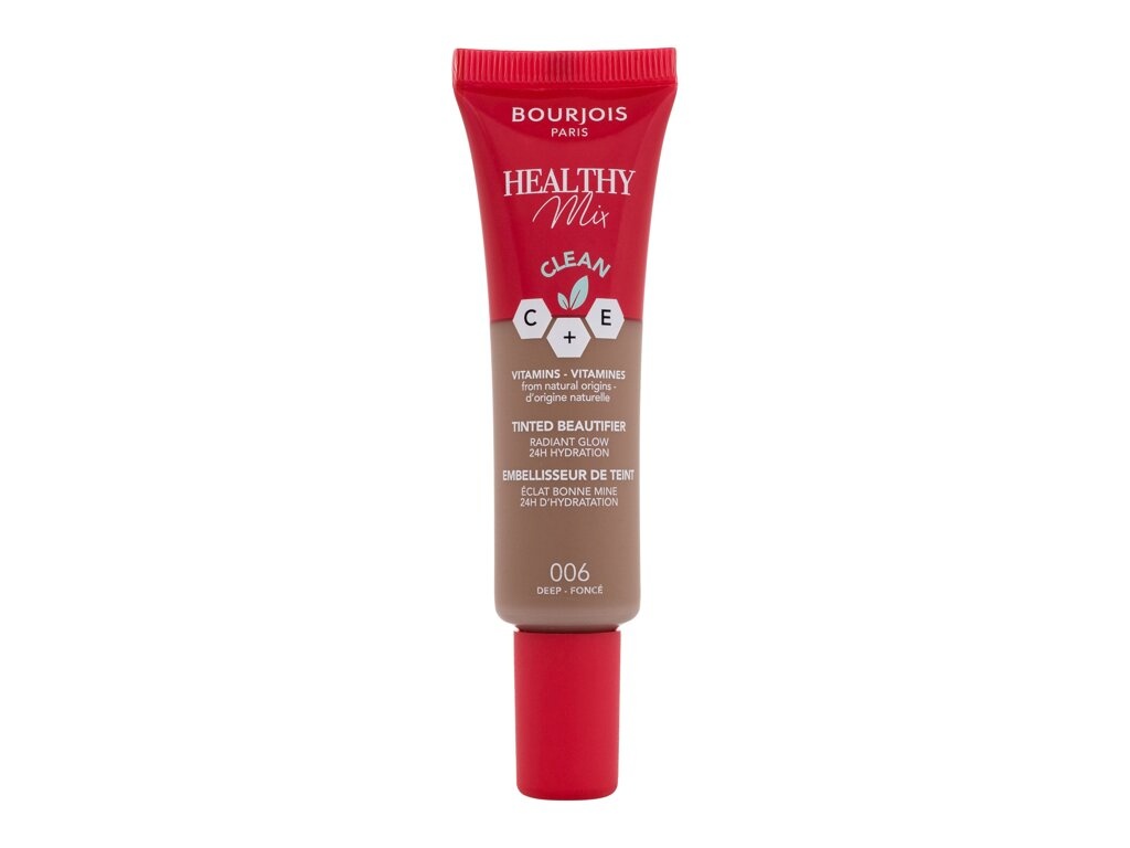 Bourjois Paris jumestuskreem Healthy Mix Tinted Beautifier 30ml, 006 Deep, naistele