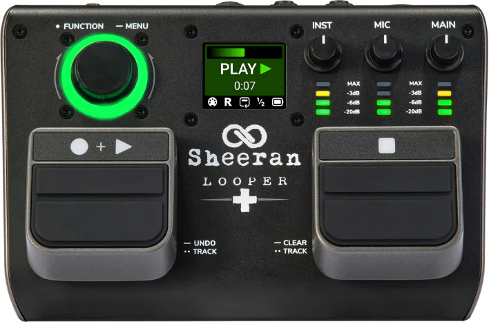 Headrush kitarripedaal The Sheeran Looper + looperi pedaal