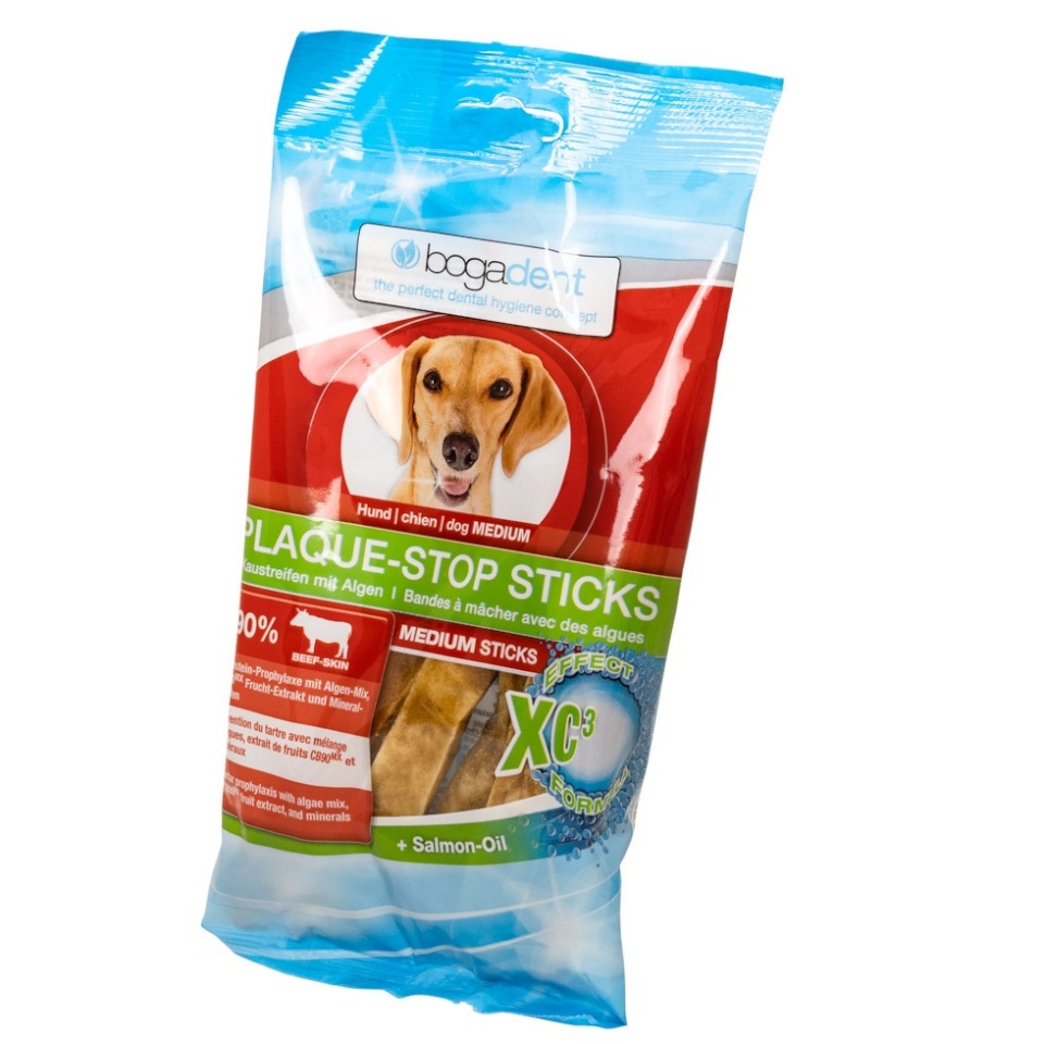 Bogar maius koerale Bogadent Plaque-Stop Sticks Medium Beef, 100g