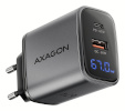 AXAGON ACU-PQ67D GaN Wall charger 67W, USB-A + USB-C, PD3.0/PPS/QC4+/SF, must