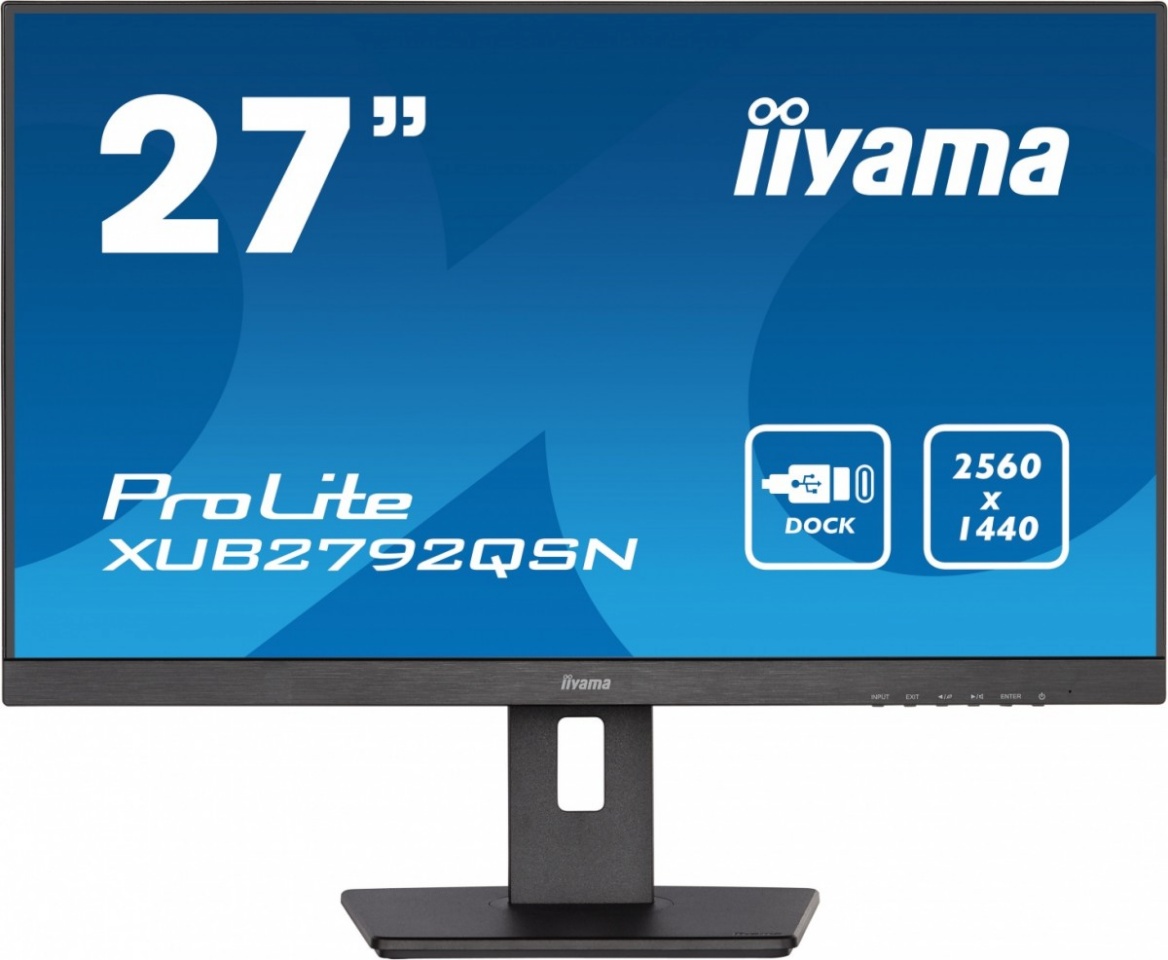 iiyama monitor 68.5cm (27") XUB2792QSN-B5 16:9 HDMI+DP+USB-C IPS Retail