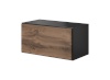 Cama Meble riiul full storage cabinet ROCO RO3 75/37/39 antracite/wotan oak