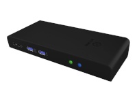 Raidsonic dokkimisalus Icy Box IB-DK2251AC USB 3.2 Gen 1 Notebook DockingStation, DisplayLink, 2x HDMI up to 2K@60 Hz