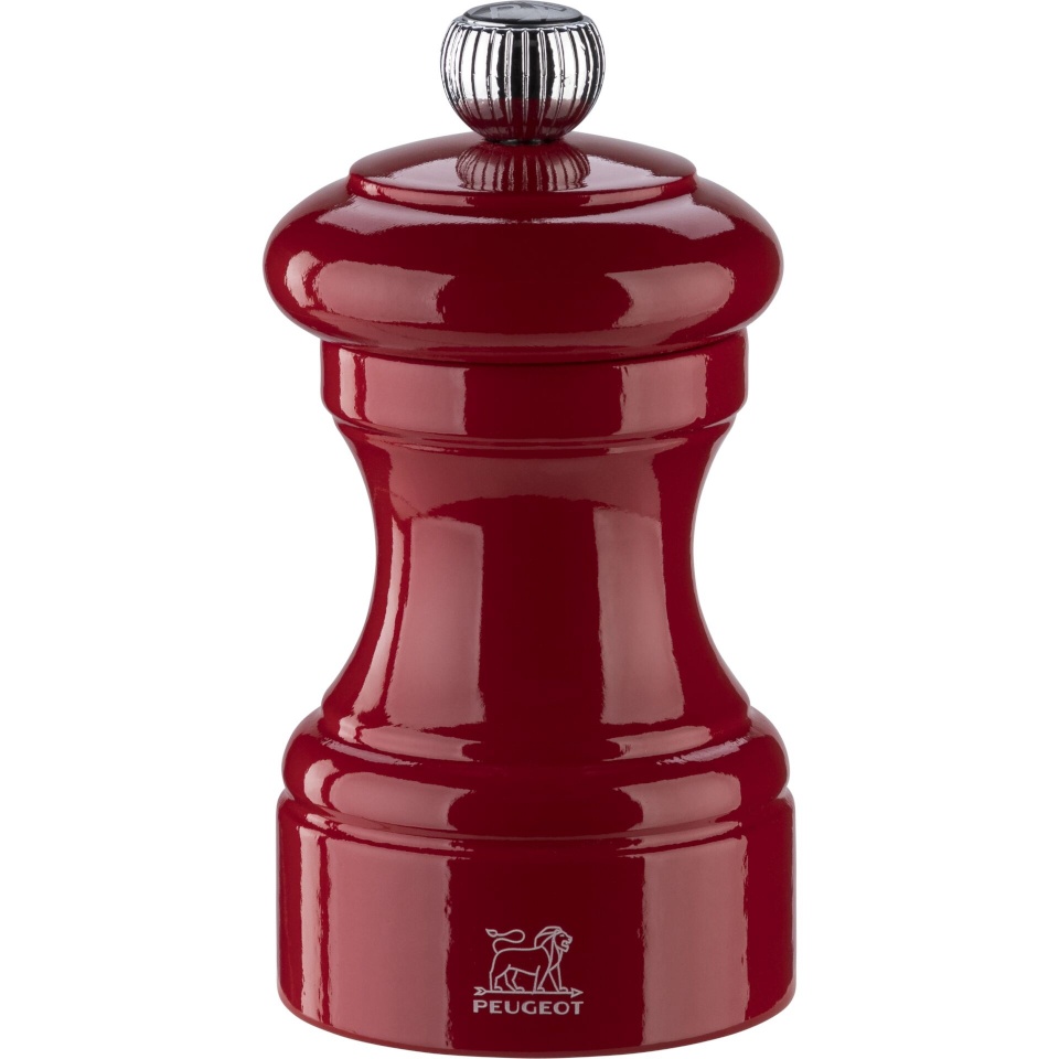 Peugeot pipraveski Bistro Pepper Mill, Passion Lacquered Wood, 10cm, punane 
