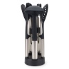 Joseph Joseph köögitarvikud Elevate Fusion 5-piece Utensil Set with Stand, must