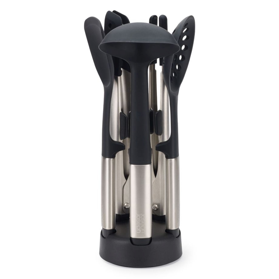 Joseph Joseph köögitarvikud Elevate Fusion 5-piece Utensil Set with Stand, must