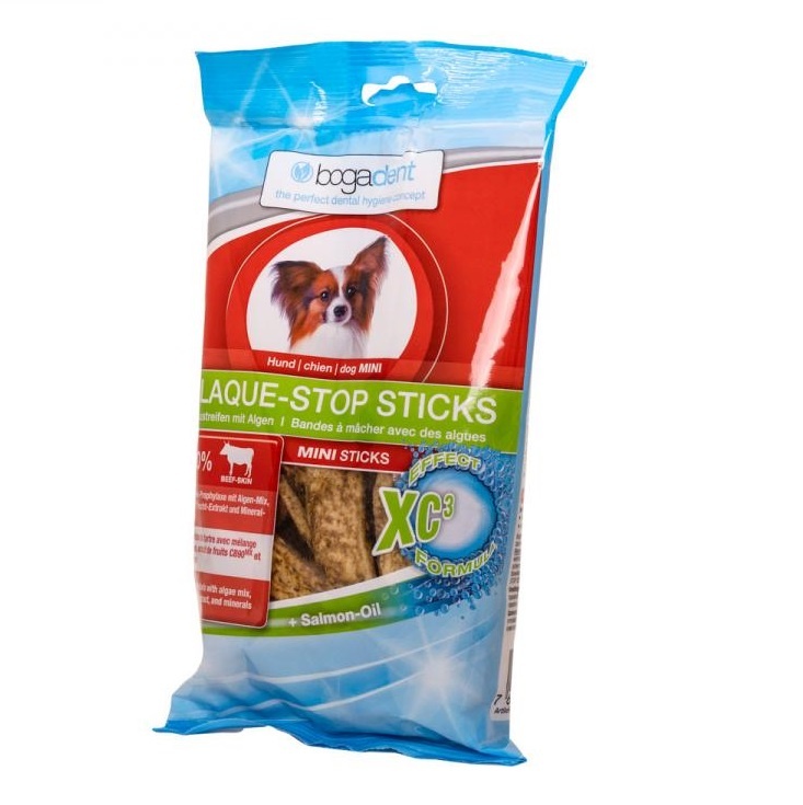 Bogar maius koerale Bogadent Plaque-Stop Sticks Mini Beef, 100g