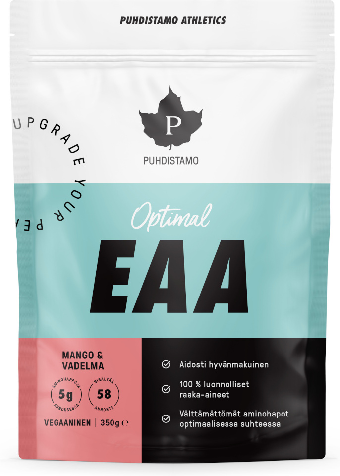 Puhdistamo spordijoogipulber Athletics Optimal EAA Mango-Raspberry Amino Acid, 350g