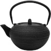 Bredemeijer teekann 153012 Teapot Tibet 1,2l, Cast Iron, must 