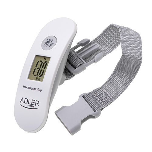Adler reisipagasi kaal AD 8189 Travel Luggage Scale, valge