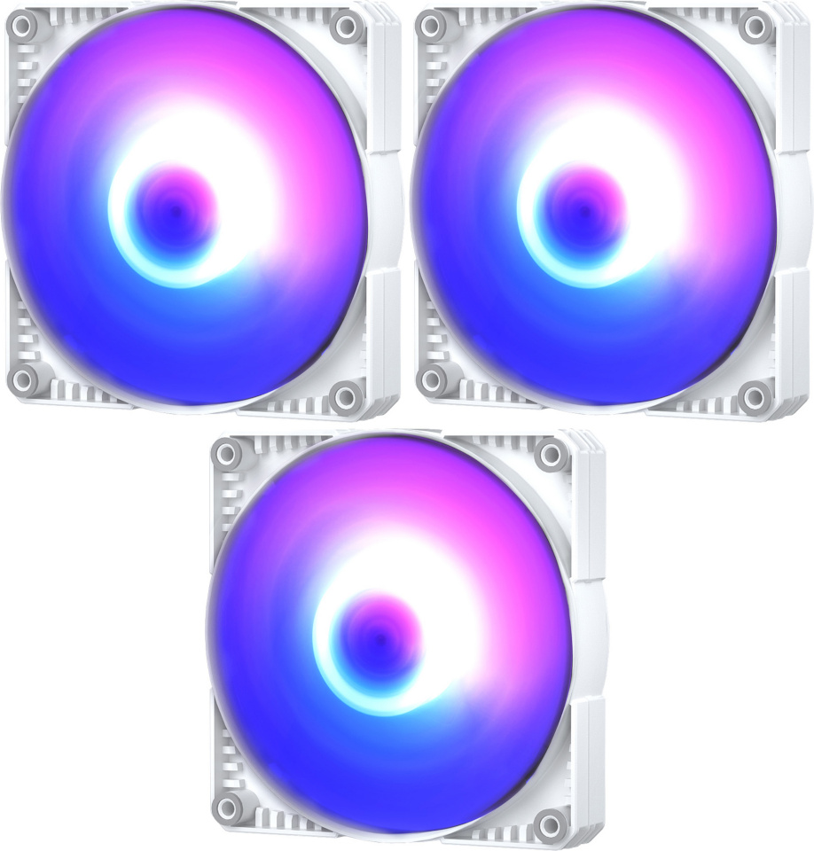 Phanteks PH-F120SK D-RGB PWM pakett, 120 mm, valge, 3-pakk