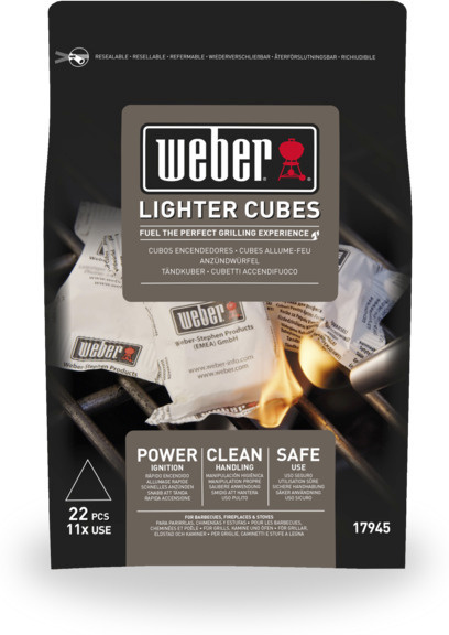 Weberi süütekuubikud, 22 tk.