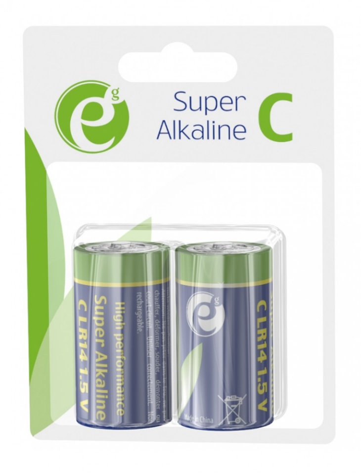 Gembird patarei Alkaline LR-14 C-Cell, 1.5V, 2tk