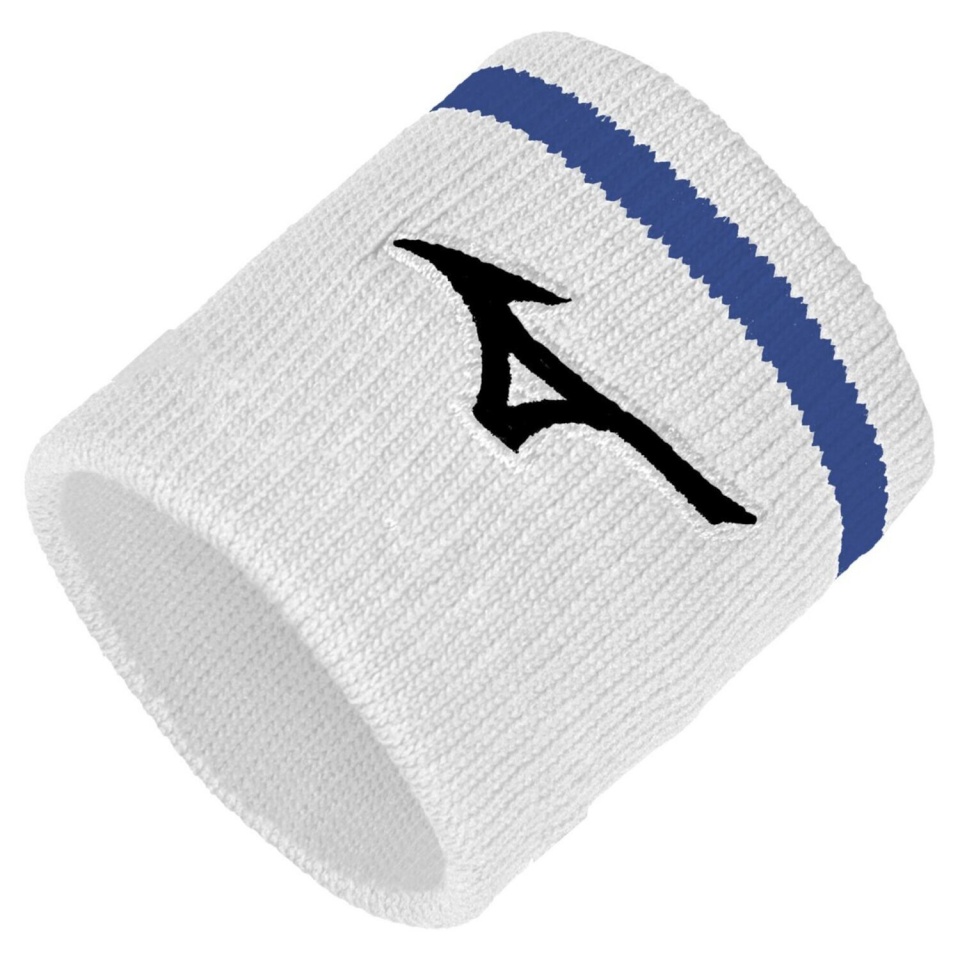 Mizuno randmepael Wristband Long With Line valge/sinine