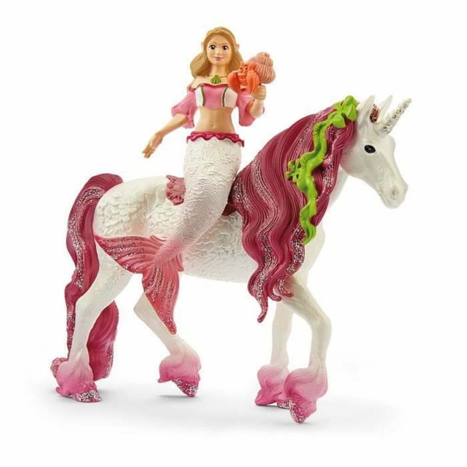 Schleich Ükssarvik Sirene Feya on sea unicorn 3 Tükid, osad