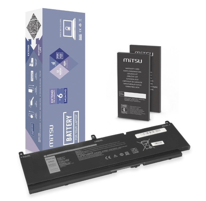 Mitsu sülearvuti aku MITSU DELL PRECISION 7400mAh 84Wh 11,4V