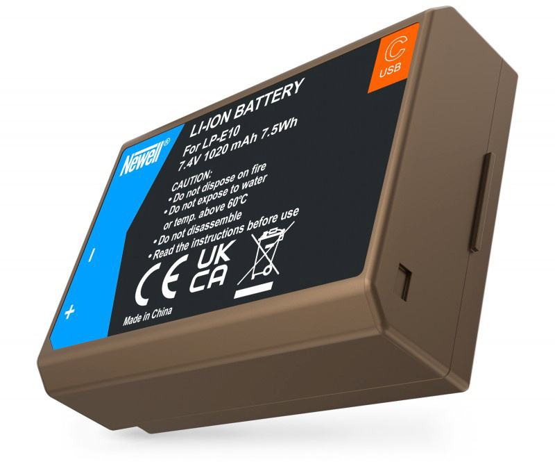 Newell aku Canon LP-E10 USB-C