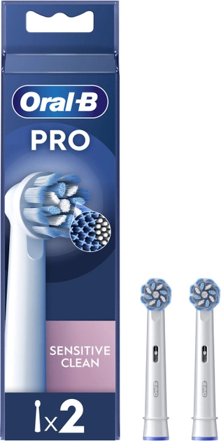 Braun lisaharjad EB60-2 Oral-B Pro Sensitive Clean Electric Toothbrush Heads, 2tk, valge