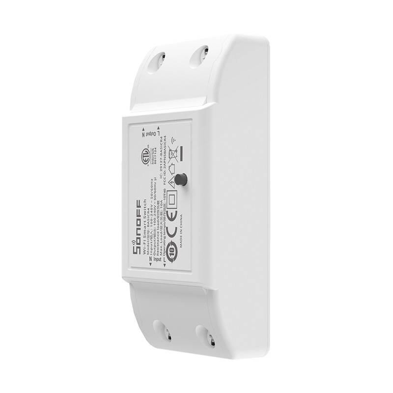 Sonoff nutilüliti BASICR4 Smart Switch Wi-Fi, 10A ESP32, valge