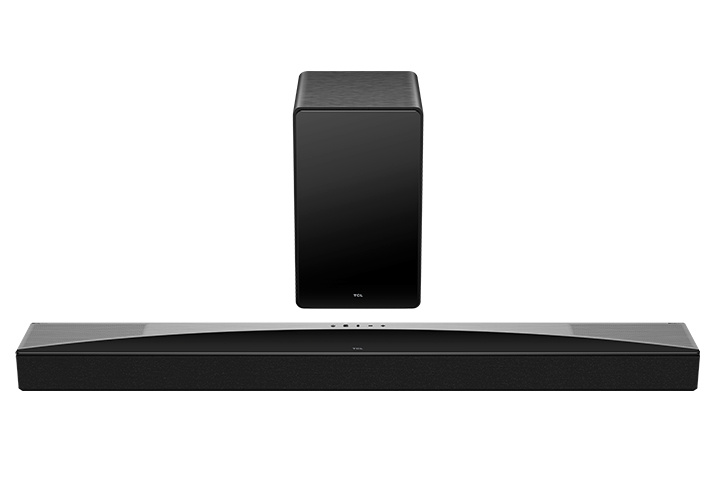 Tcl Soundbar kõlar TCL Q Q75H Class 5.1.2 Channel Sound Bar with Dolby Atmos, Ray Danz Technology, and Wireless Subwoofwer
