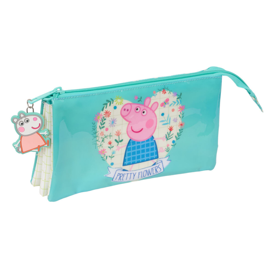 Peppa Pig kolme sahtliga pinal Pretty flowers kollane Mündiroheline 22x12x3cm