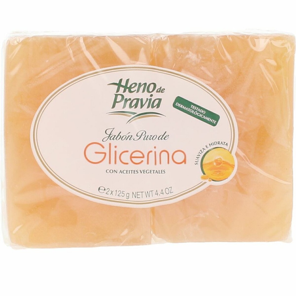 Heno De Pravia naturaalne glütseriiniga seep Aceites Vegetales 125 g 2 Ühikut