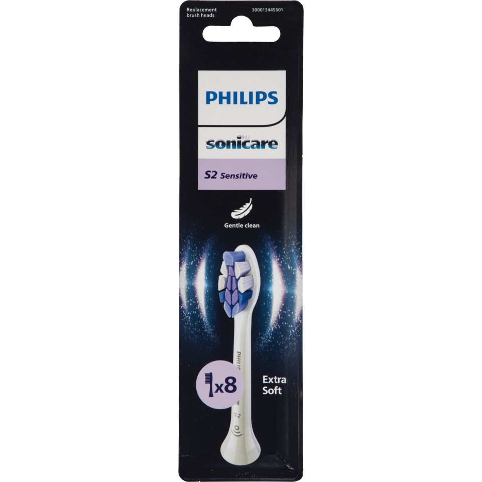 Philips lisaharjad HX6058/87 Sonicare S2 Sensitive, 8tk, valge