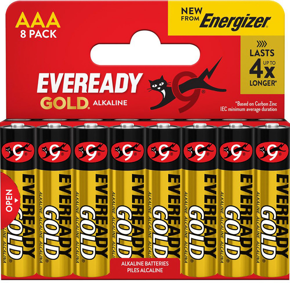 Energizer patarei Energizer Eveready Gold AAA DHP8
