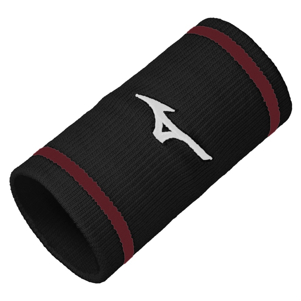 Mizuno randmepael Wristband Long With Line must/punane OS