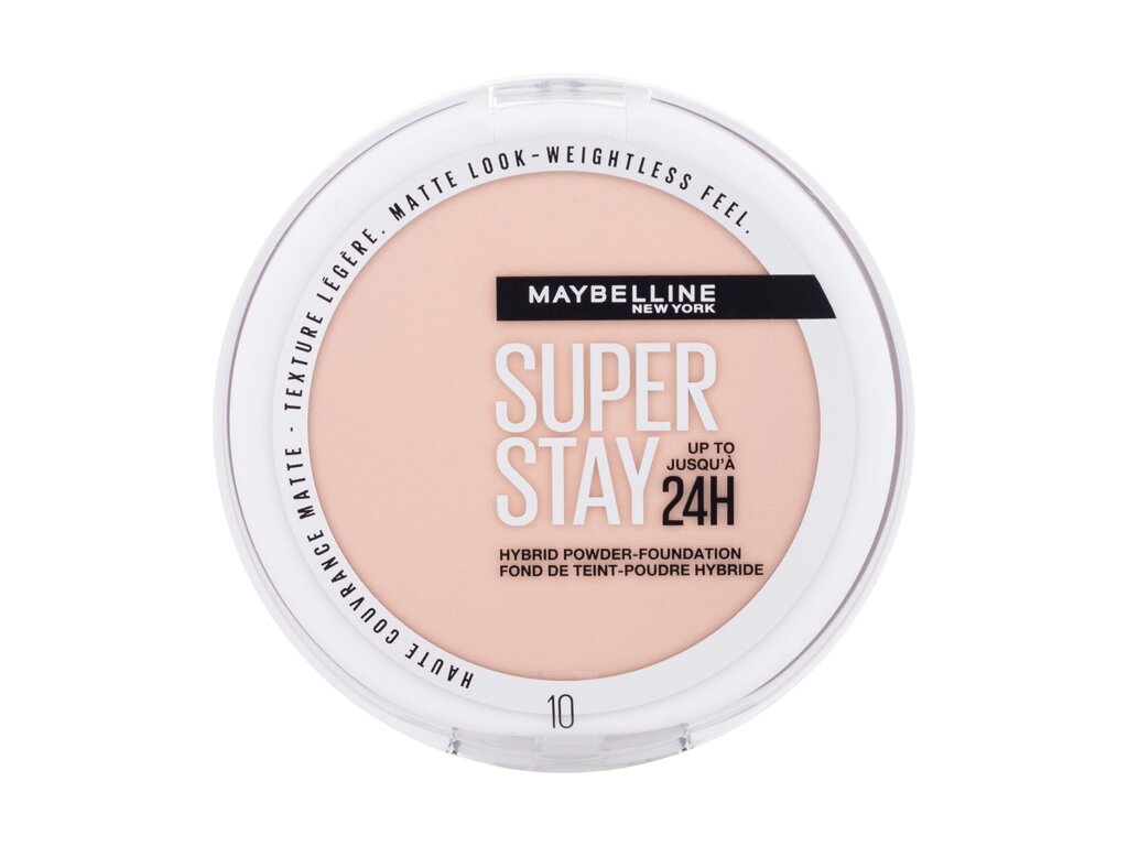 Maybelline jumestuskreem Superstay 24H Hybrid Powder-Foundation 9g, 10, naistele
