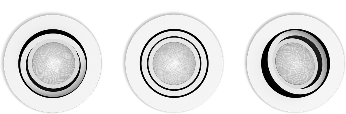 Philips Hue Millisk valge ambiance nutikas allvalgusti, BT, valge, ümmargune, 9 cm, 3 x 4,2 W