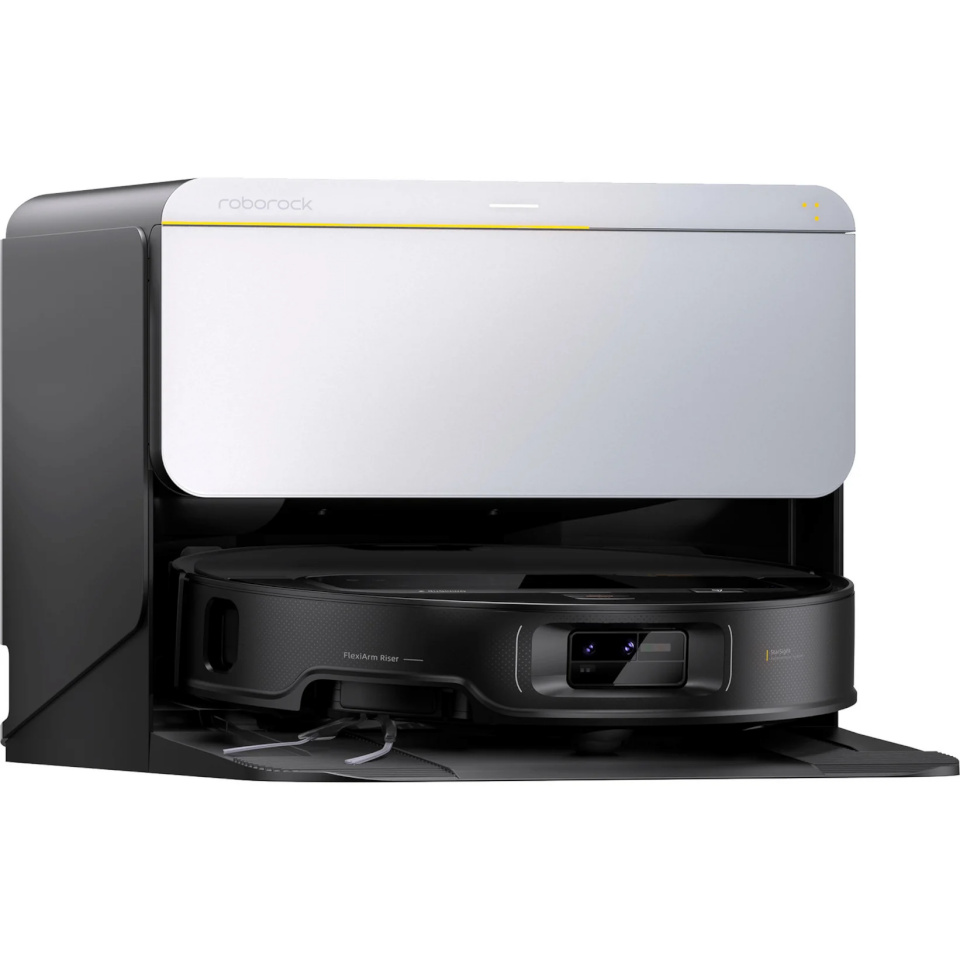 RoboRock robottolmuimeja Saros Z70 R&D Robot Vacuum Cleaner with Water Connection, must/hõbedane