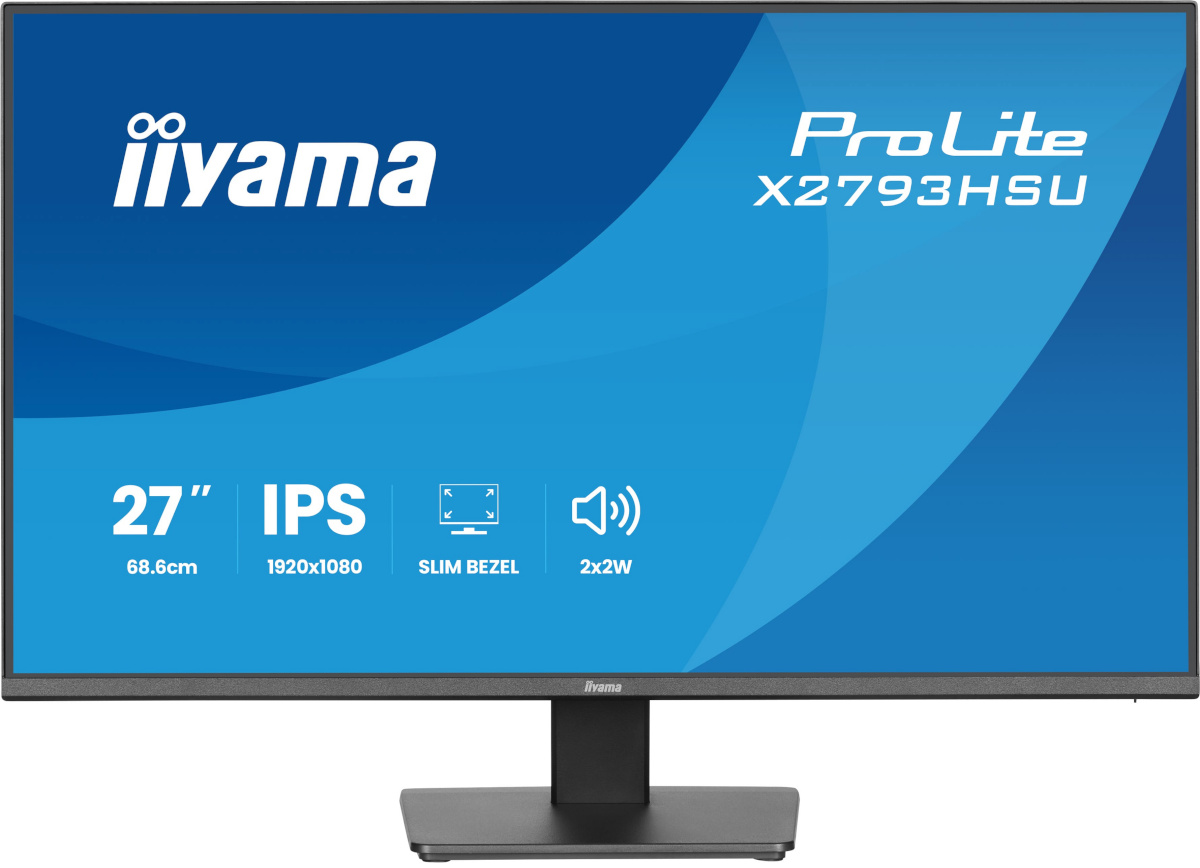iiyama monitor 68.6cm (27") X2793HSU-B1 16:9 HDMI+DP+2xUSB IPS
