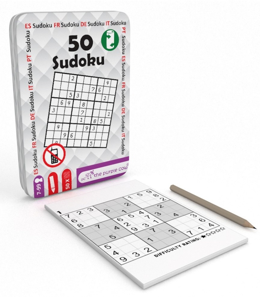 Purple Cow PURPLE COW mäng 50 Sudoku, 610