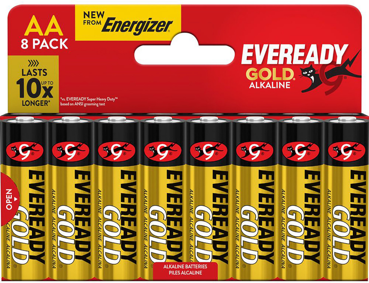 Energizer patarei Energizer Eveready Gold AA DHP8