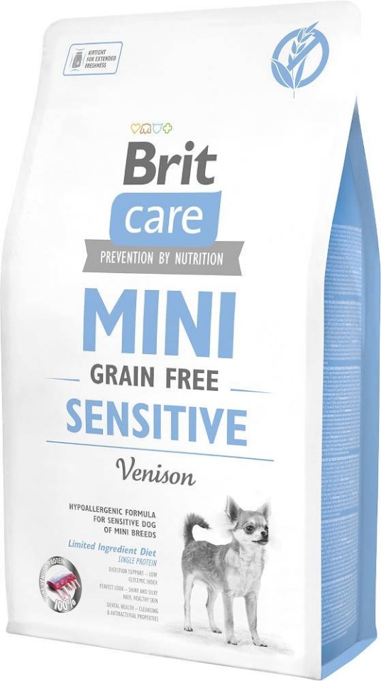 Brit kuivtoit koerale Care Grain-free Sensitive Venison Dry Dog Food- 2kg