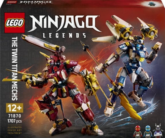 LEGO klotsid Ninjago 71870 – Kaksiktitaanrobotid